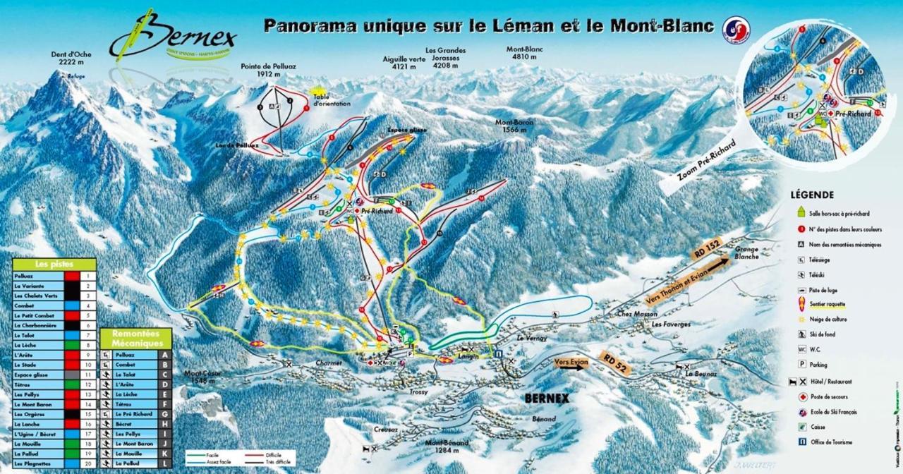 Appartement Au Pied Des Pistes, Avec Vue Sur La Montagne ベルネ エクステリア 写真